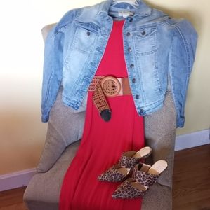 Soft and Versatile criss cross back dress